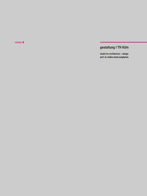 cover image of gestaltung I TH Köln--volume I